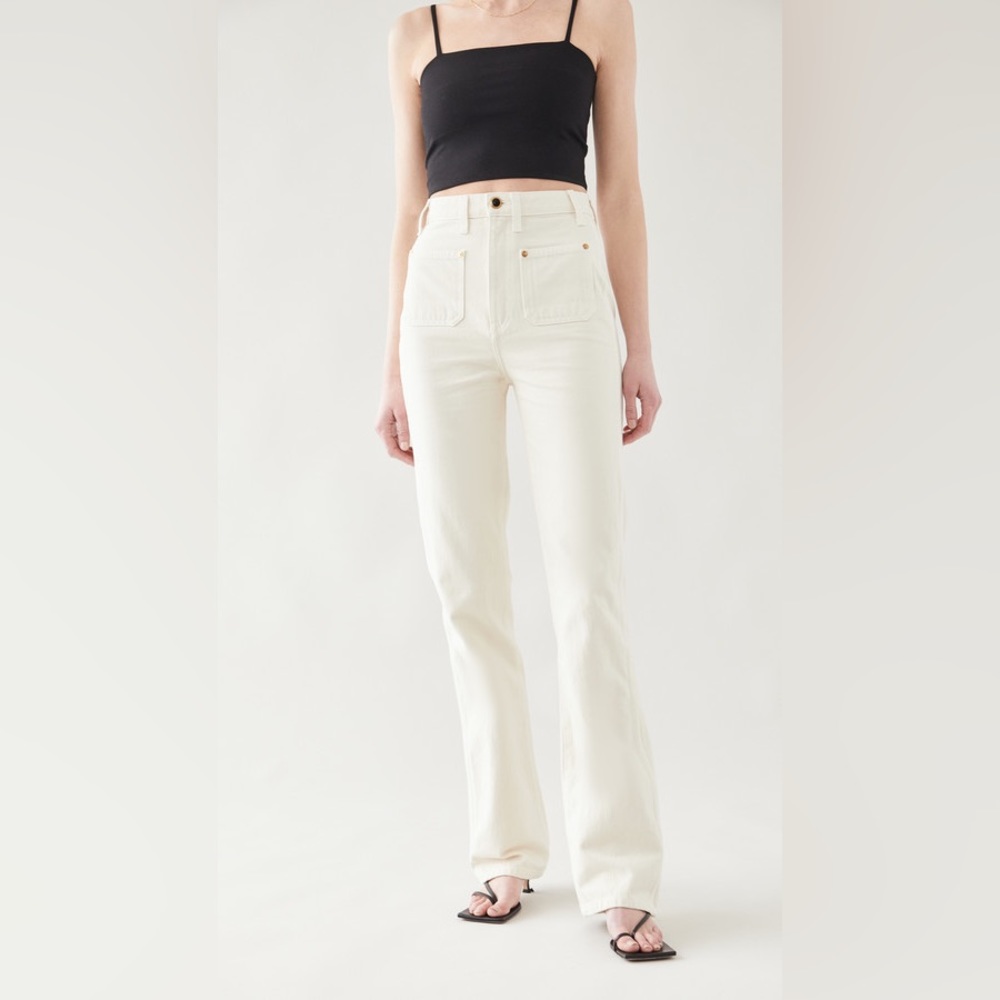 Khaite Isabella Jeans Beige